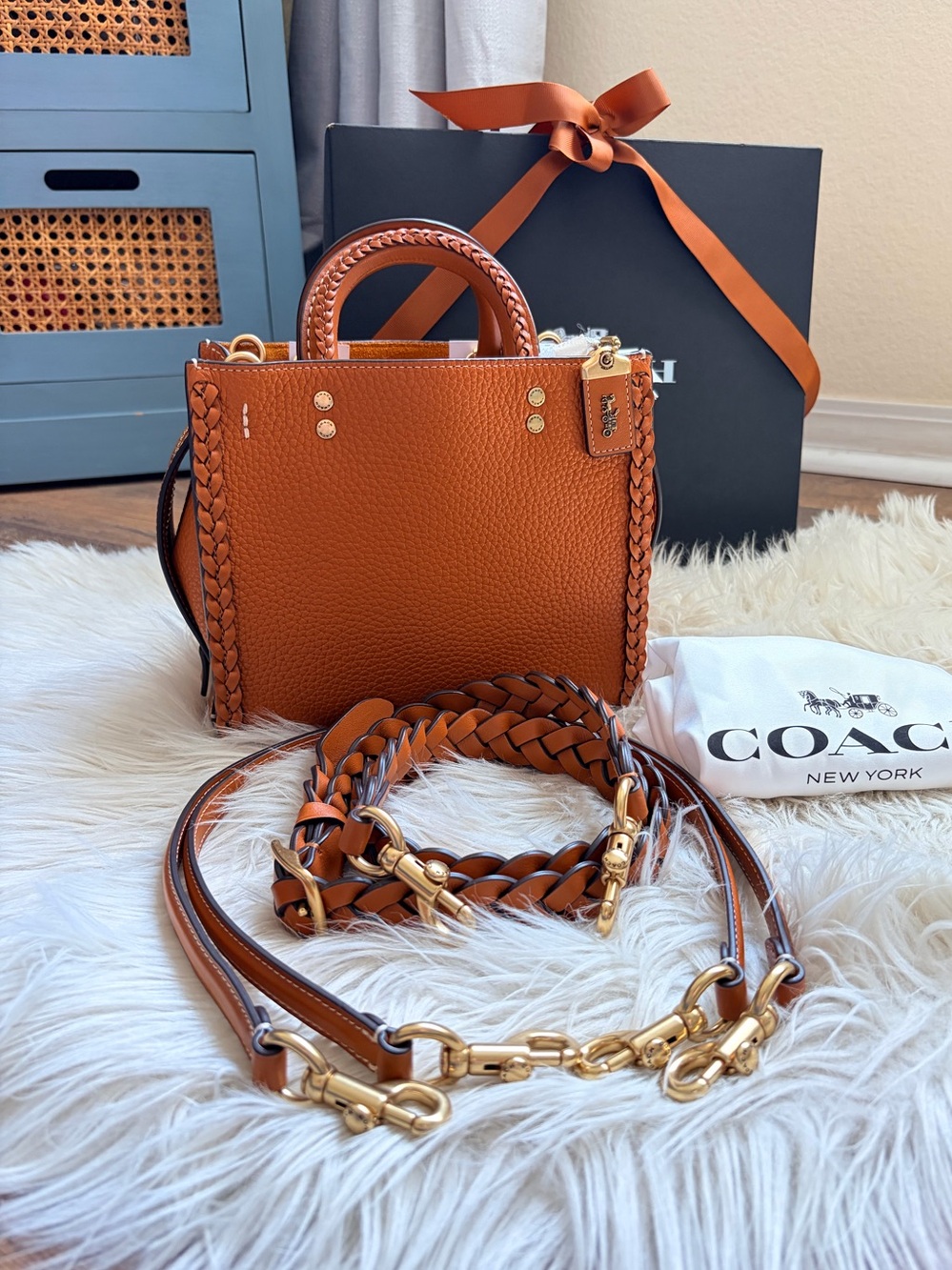 COACH Rogue 20 With Braid Burnished Amber